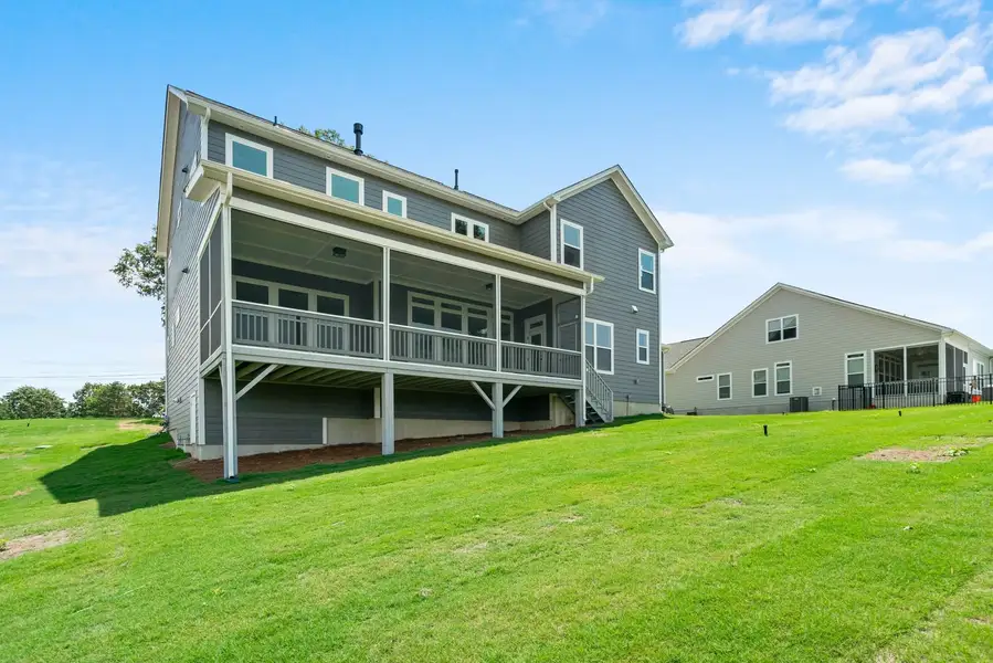Representative exterior details of a home built from the Harvard by Greybrook Homes in Harbor Watch, Statesville (Image 4).