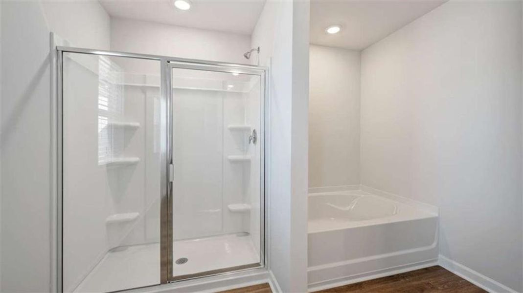 Furnished interior view inside a new home in Poplar Preserve, Newnan (Image 6). Furnished interior view inside a new home in Poplar Preserve, Newnan (Image 6).