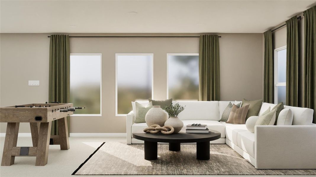 Furnished interior view inside a new home in Cotton Brook, Hutto (Image 15).