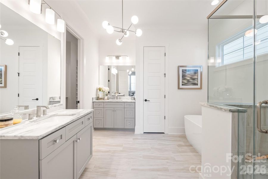 Furnished interior view inside a new home in , Davidson (Image 8).