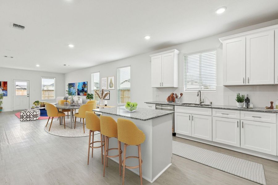 Furnished interior view inside a new home in Windcress, Cove (Image 10).