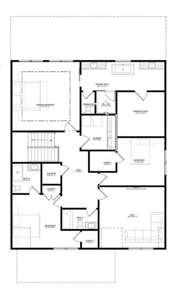 2D floor plan layout of this home in , Milton, GA (Image 5). 2D floor plan layout of this home in , Milton, GA (Image 5).