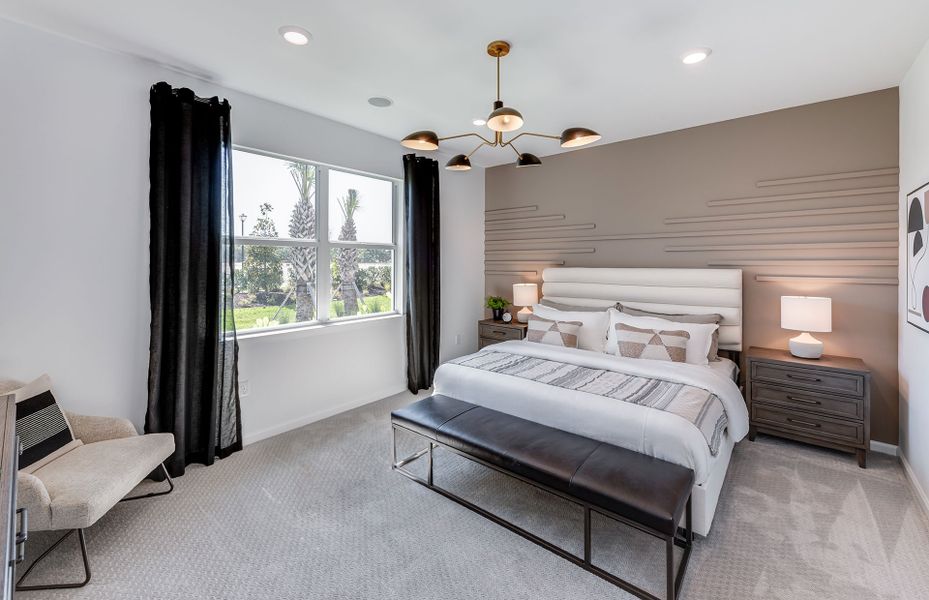 Spacious owner's suite with large window