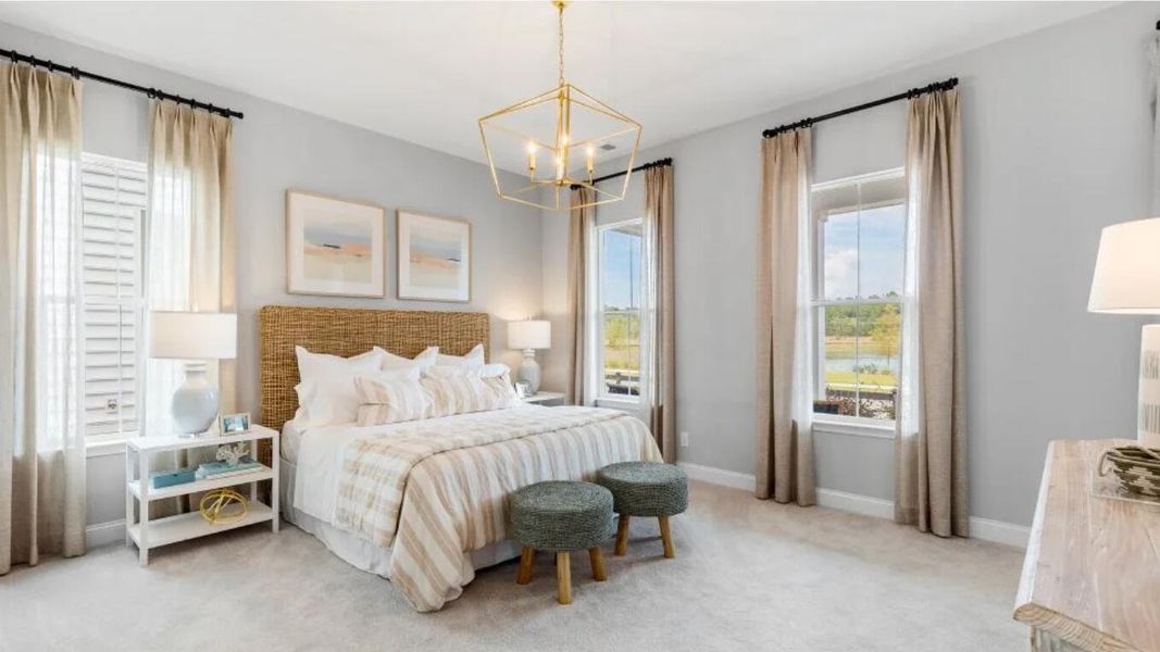 Furnished interior view inside a new home in , Summerville (Image 7).