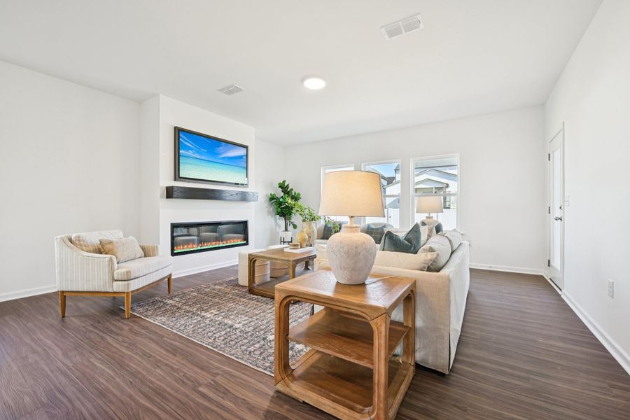 Representative furnished interior of a home built from the Caswell II by Ashton Woods in Crescent Mills, Wilson's Mills (Image 17). Representative furnished interior of a home built from the Caswell II by Ashton Woods in Crescent Mills, Wilson's Mills (Image 17).
