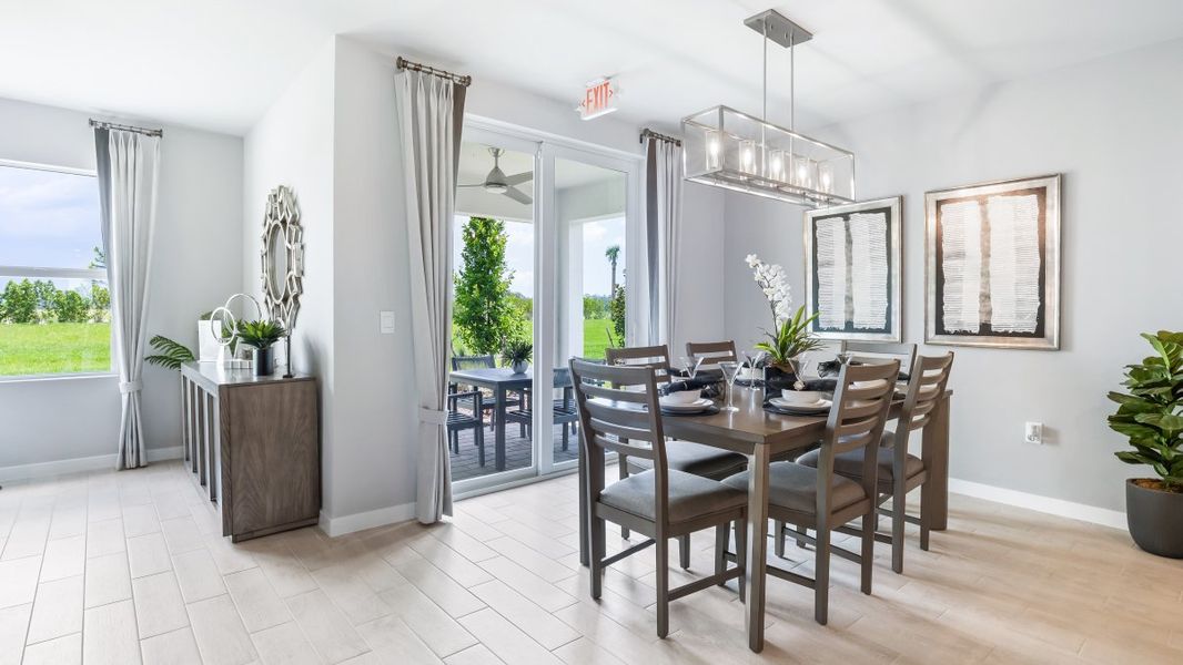 Representative furnished interior of a home built from the CALI by D.R. Horton in Palmetto Landing at Babcock Ranch Express, Punta Gorda (Image 8).