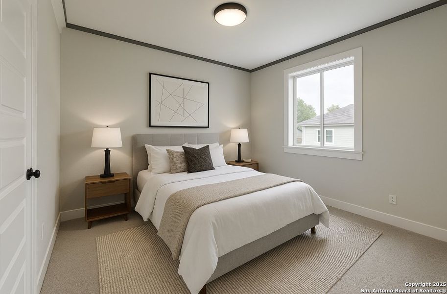Furnished interior view inside a new home in , San Antonio (Image 4).