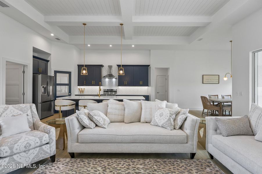Furnished interior view inside a new home in , Palm Coast (Image 34).