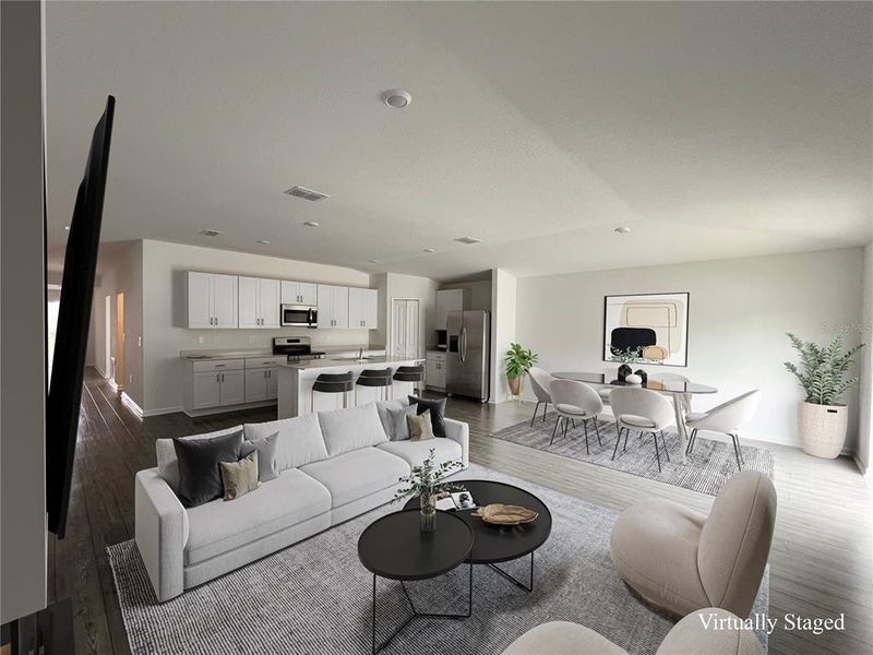 Furnished interior view inside a new home in Marion Ranch: Marion Ranch 50s, Ocala (Image 7).