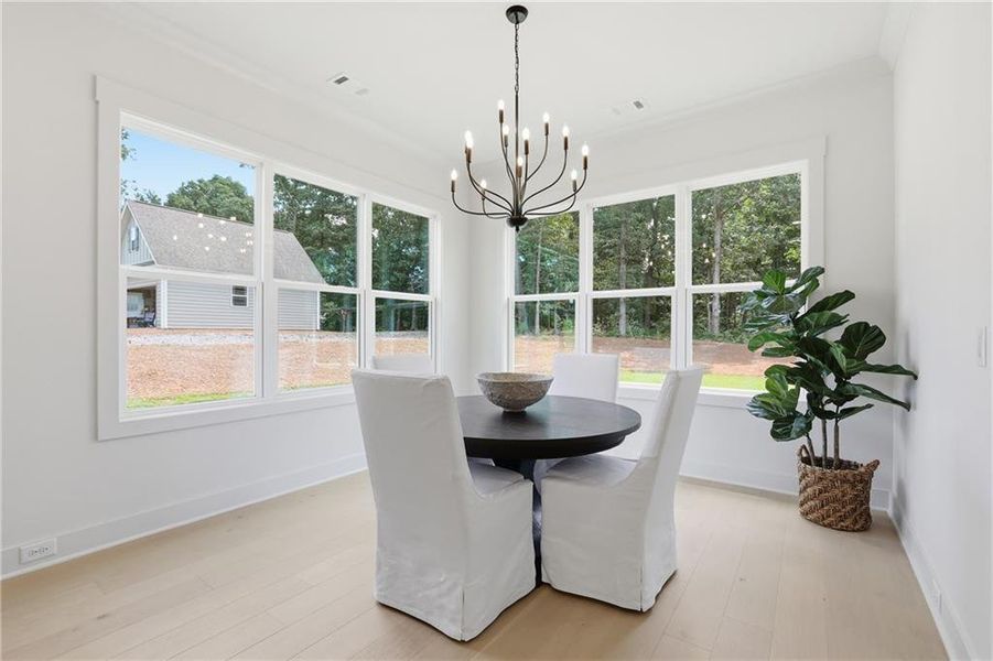 Furnished interior view inside a new home in , Lula (Image 41). Furnished interior view inside a new home in , Lula (Image 41).