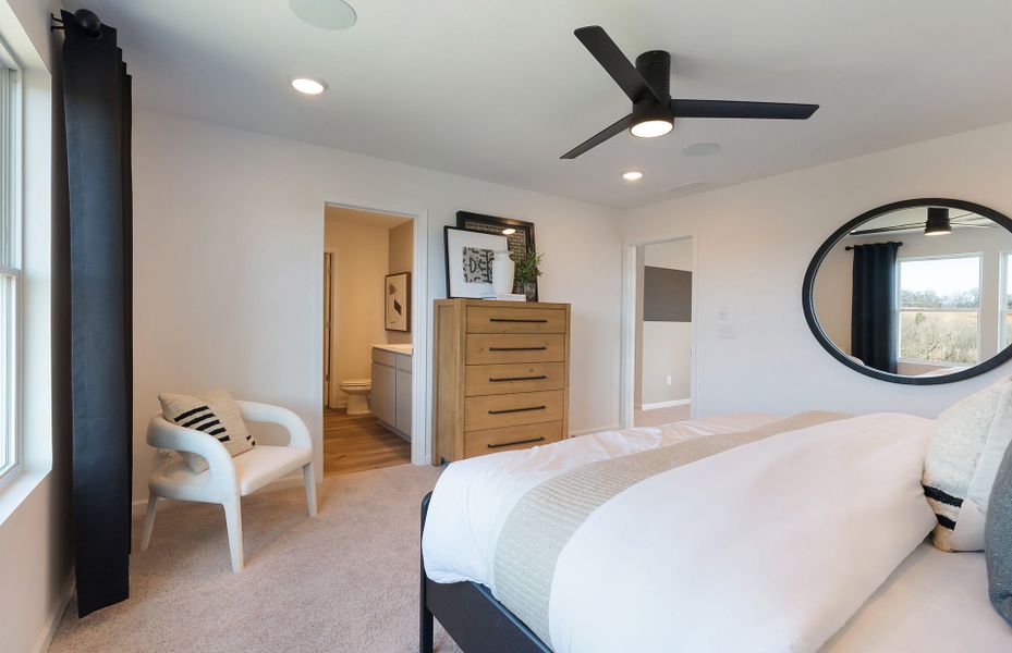 Furnished interior view inside a new home in Highlands of Carter's Station, Columbia (Image 21). Furnished interior view inside a new home in Highlands of Carter's Station, Columbia (Image 21).