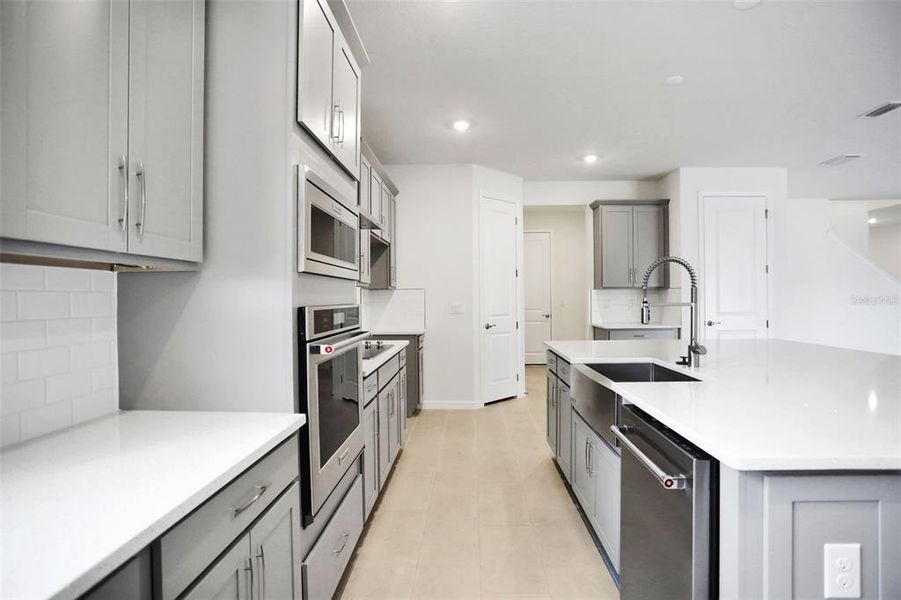 Furnished interior view inside a new home in Angeline, Land O' Lakes (Image 9). Furnished interior view inside a new home in Angeline, Land O' Lakes (Image 9).