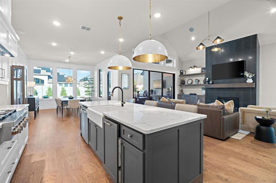 Furnished interior view inside a new home in , Argyle (Image 7).