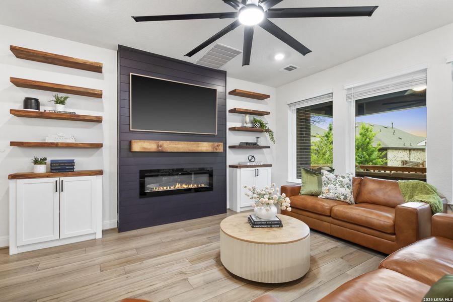 Furnished interior view inside a new home in Davis Ranch 50', San Antonio (Image 13).