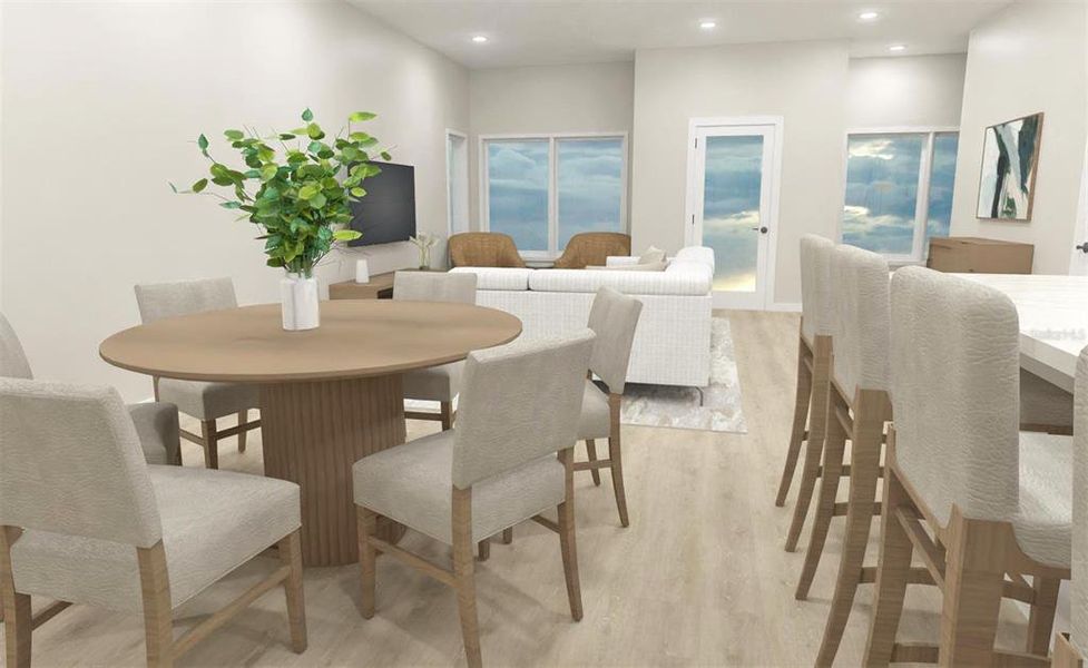 Furnished interior view inside a new home in , Longwood (Image 6).