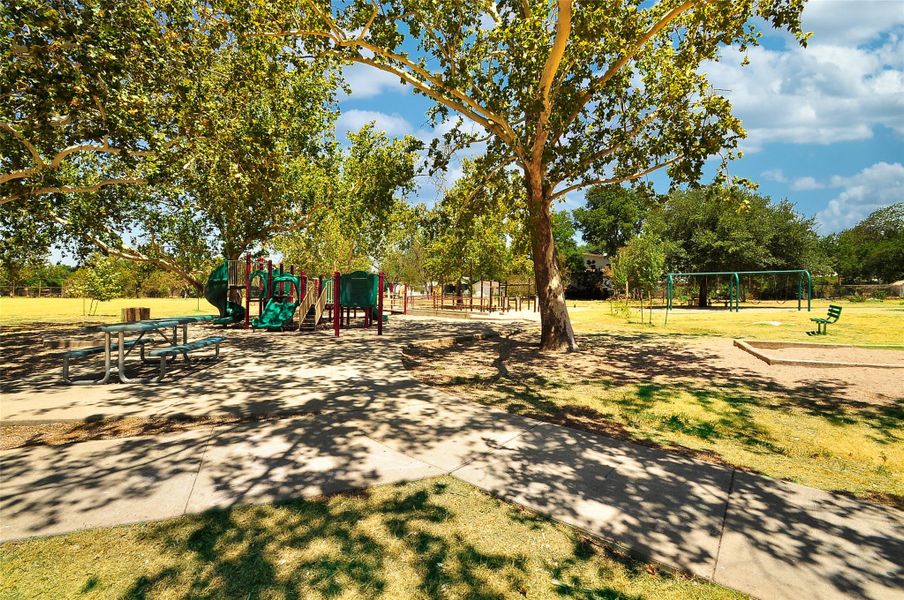 Brentwood Park is just a short walk away