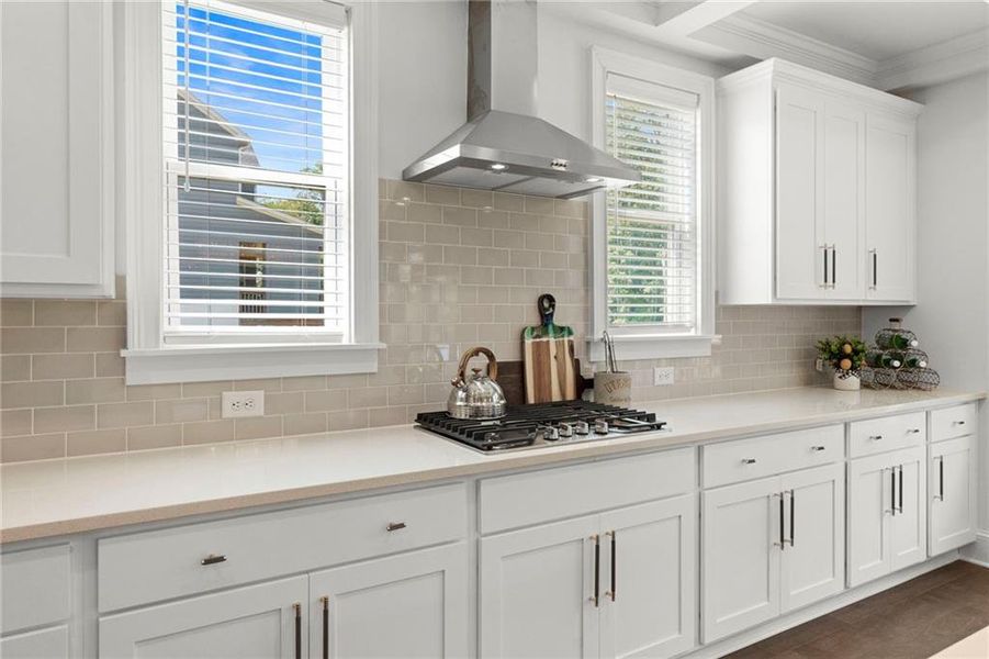 Furnished interior view inside a new home in Long Hollow Landing, Gainesville (Image 31).