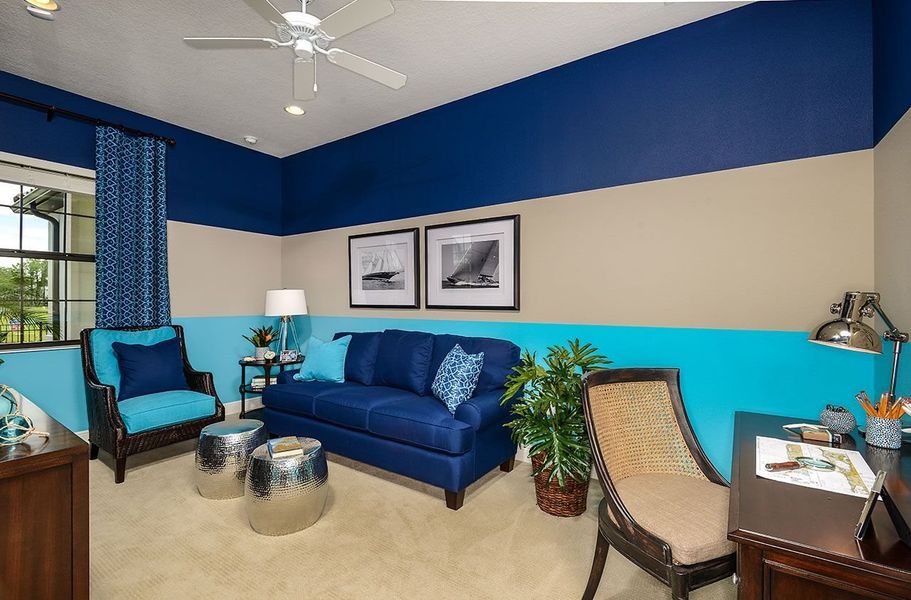 Furnished interior view inside a new home in Verandah, Fort Myers (Image 10).