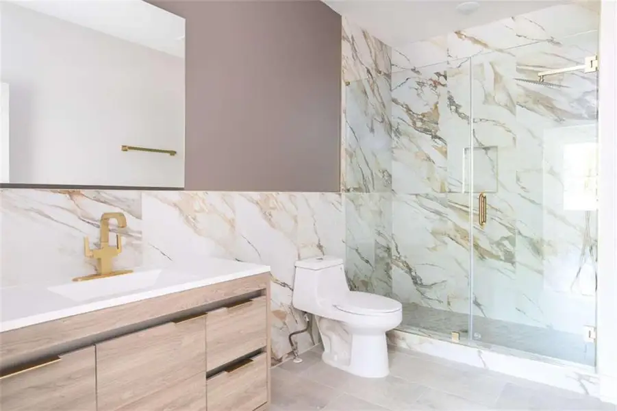 Furnished interior view inside a new home in , Atlanta (Image 4).