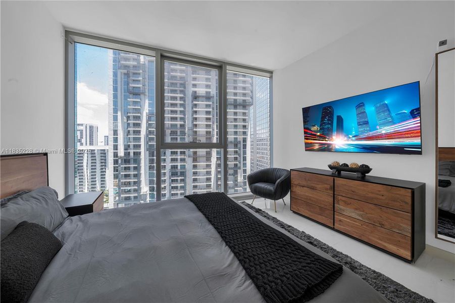 Furnished interior view inside a new home in Aston Martin Residences, Miami (Image 32).