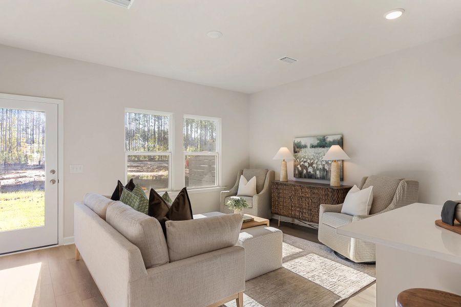 Similar Palmetto floorplan for inspiration - finishes and features vary