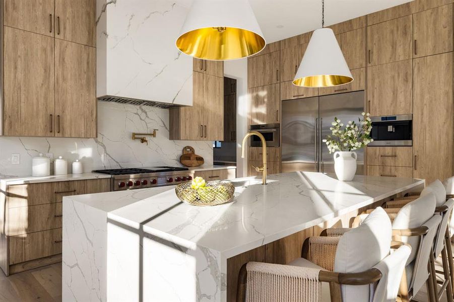 Furnished interior view inside a new home in , Dallas (Image 8).