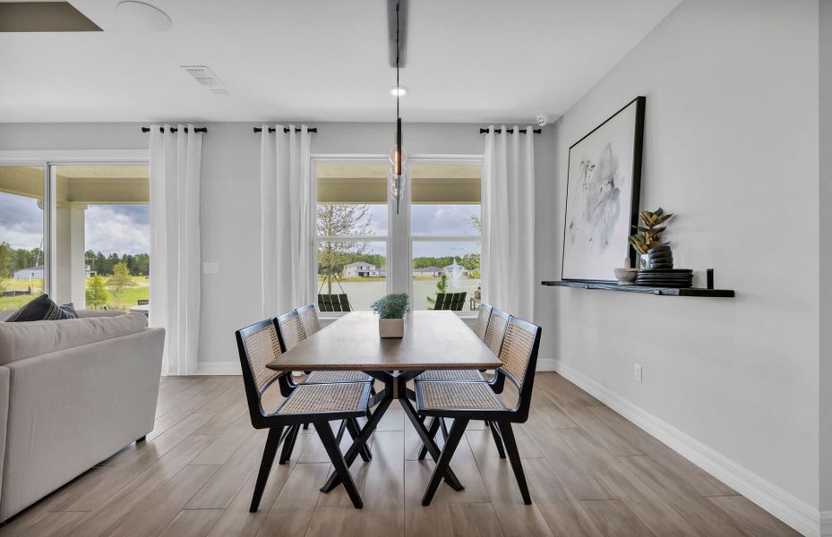 Furnished interior view inside a new home in Double Branch, Middleburg (Image 9).