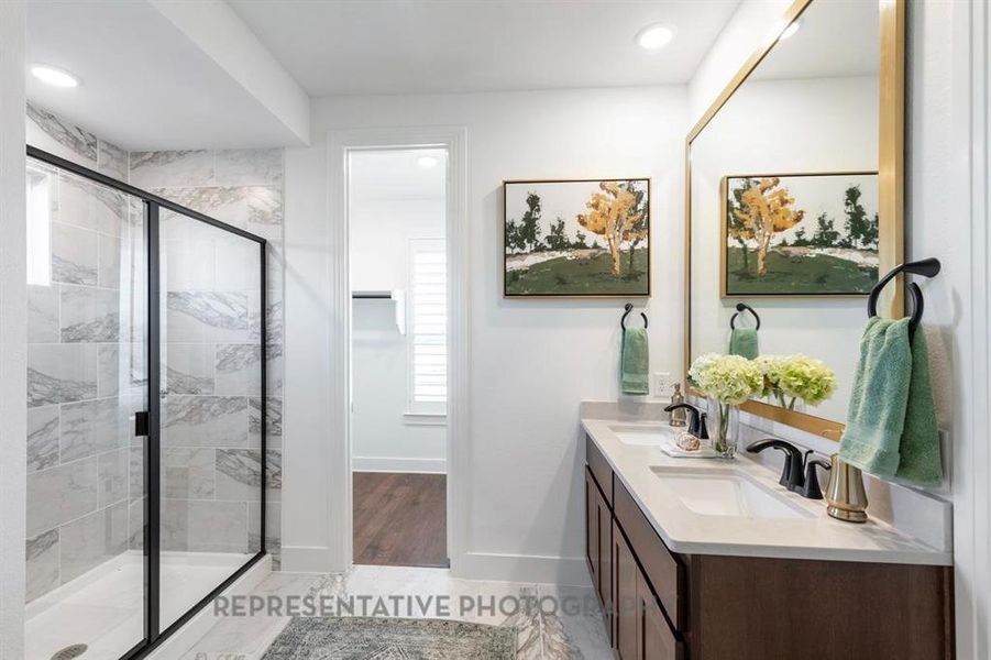 Furnished interior view inside a new home in , Royse City (Image 26).