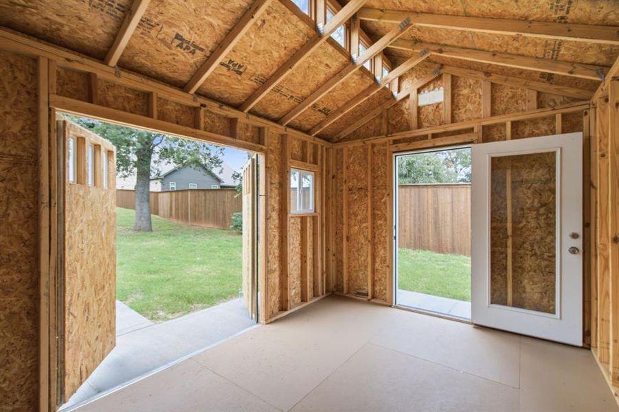In-progress construction of a new home in Covenant Springs, Springtown, TX (Image 36).