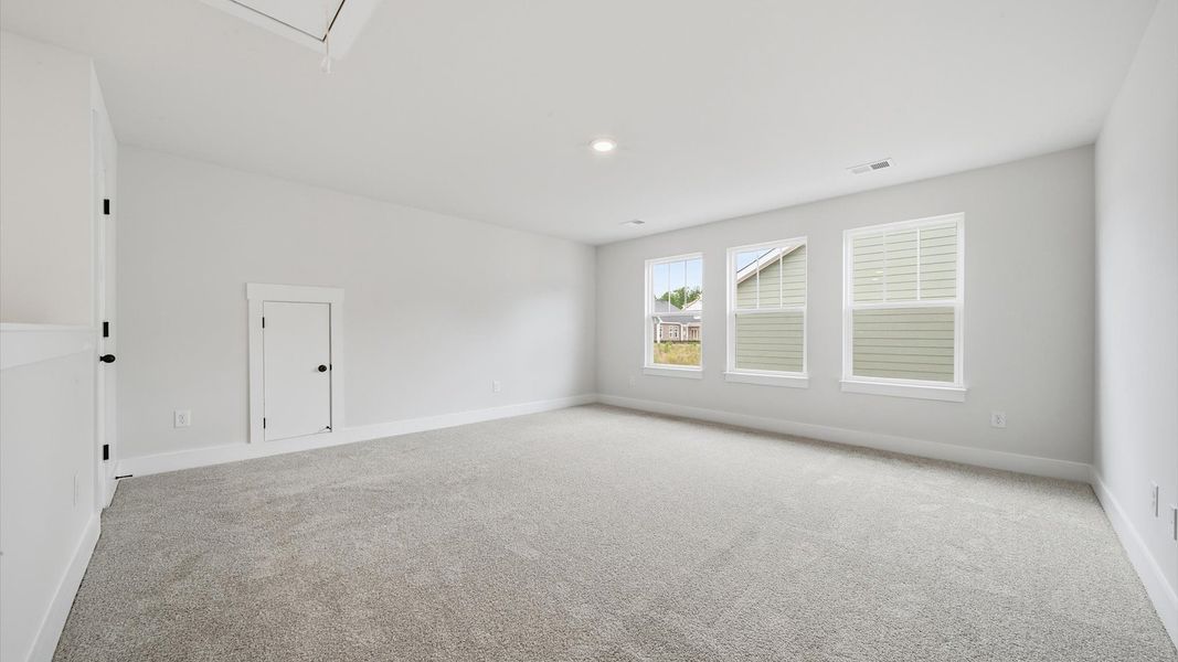 Furnished interior view inside a new home in Creeks at Midway, Anderson (Image 36).