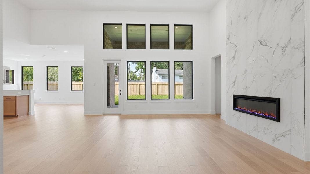 Representative unfurnished interior of a home built from the Portofino by D.R. Horton in Friendswood Trails 70' Homesites, Friendswood (Image 24).
