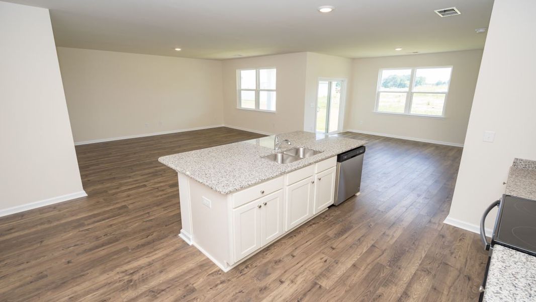 Representative furnished interior of a home built from the Aria by D.R. Horton in Summerville, Darlington (Image 9).