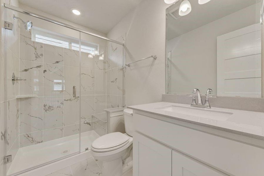 Furnished interior view inside a new home in Wellspring Estates, Celina (Image 9). Furnished interior view inside a new home in Wellspring Estates, Celina (Image 9).