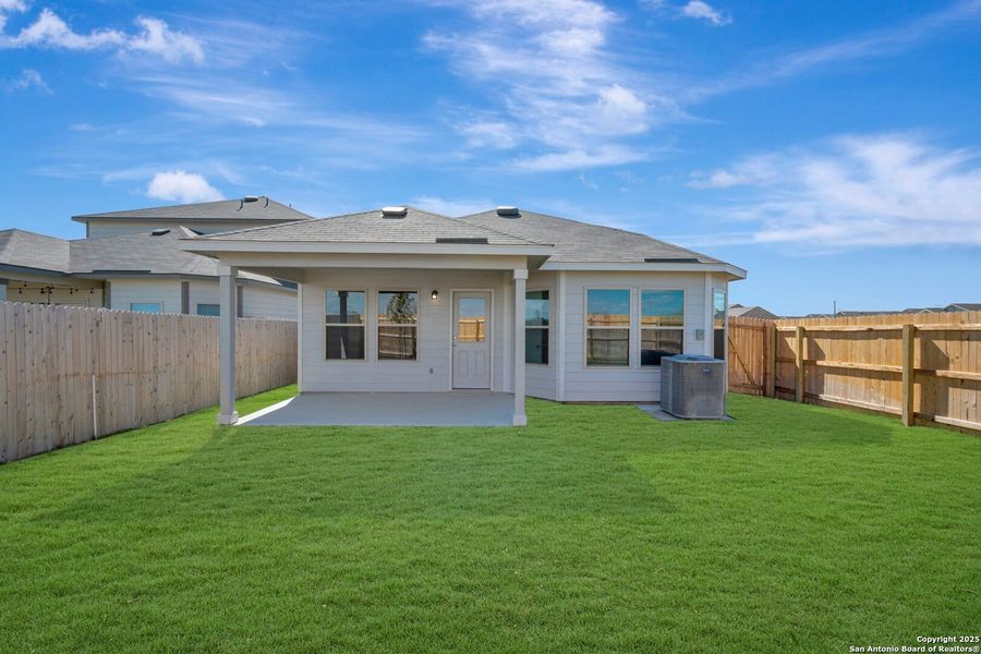Exterior details and patio area of a home in Park Place, New Braunfels (Image 19). Exterior details and patio area of a home in Park Place, New Braunfels (Image 19).