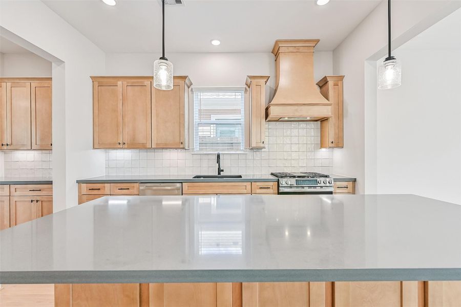 Furnished interior view inside a new home in Pearland Old Townsite, Pearland (Image 8).