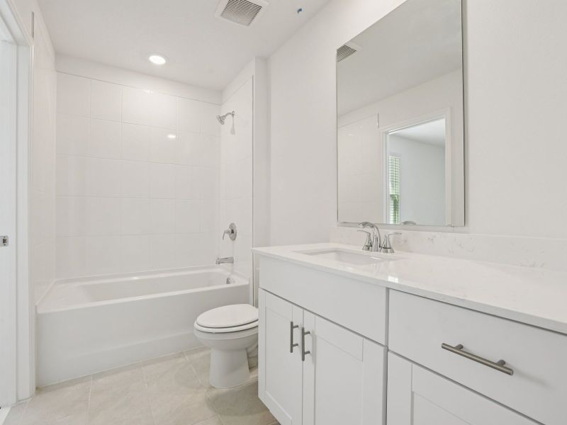 Furnished interior view inside a new home in The Meadow at Crossprairie Townes, St. Cloud (Image 6). Furnished interior view inside a new home in The Meadow at Crossprairie Townes, St. Cloud (Image 6).