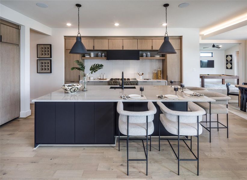 Furnished interior view inside a new home in , Sugar Land (Image 6).