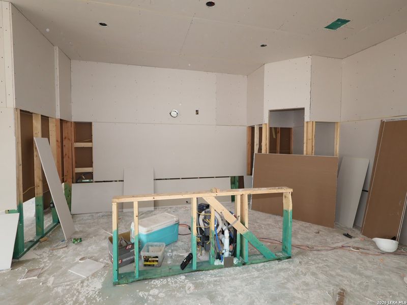 In-progress construction of a new home in Greenspoint Heights, Seguin, TX (Image 27).