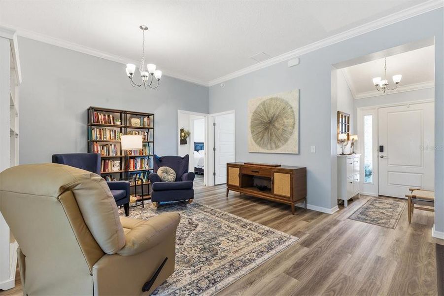 Furnished interior view inside a new home in , The Villages (Image 28).