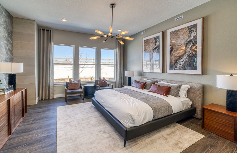 Furnished interior view inside a new home in Sterling Ranch, Littleton (Image 4).
