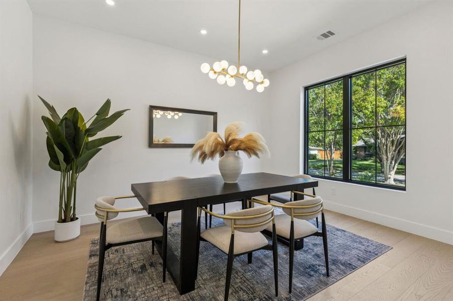 Furnished interior view inside a new home in , Dallas (Image 13).