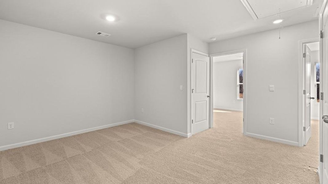 Spacious, unfurnished interior of a new home in Rolling Meadows, Jasper (Image 21). Spacious, unfurnished interior of a new home in Rolling Meadows, Jasper (Image 21).