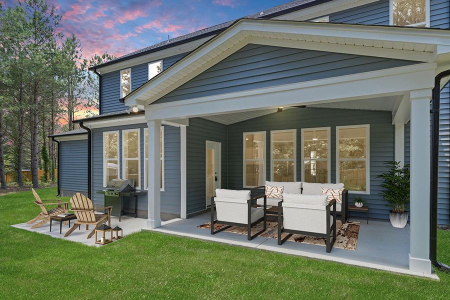 Representative exterior details of a home built from the The Whitley by RobuckHomes in Baylee Ridge, Selma (Image 37). Representative exterior details of a home built from the The Whitley by RobuckHomes in Baylee Ridge, Selma (Image 37).