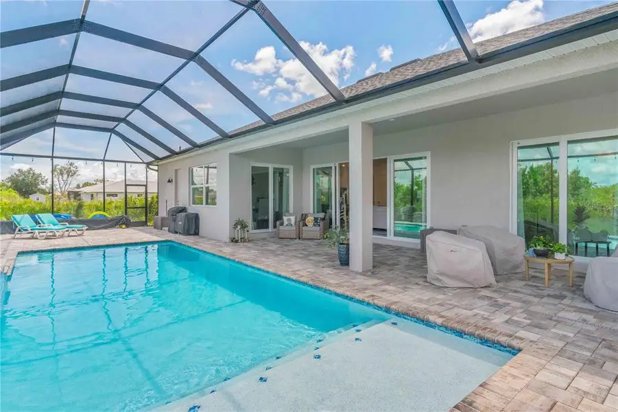 Exterior details and patio area of a home in , Port Charlotte (Image 4). Exterior details and patio area of a home in , Port Charlotte (Image 4).