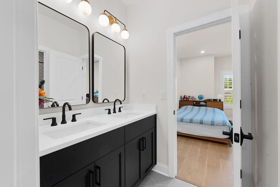 Furnished interior view inside a new home in , Alpharetta (Image 45).