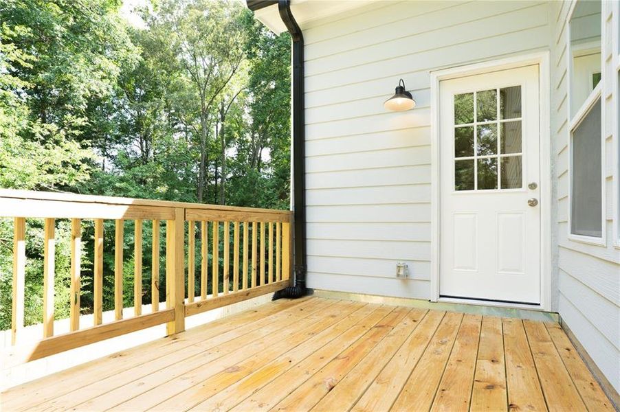 Exterior details and patio area of a home in , Covington (Image 28).