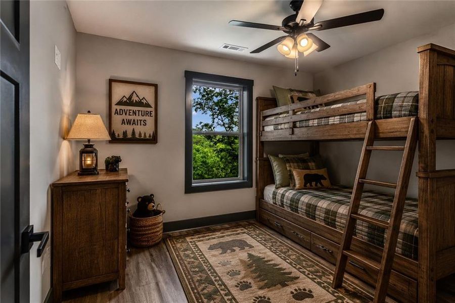 Furnished interior view inside a new home in , Ellijay (Image 32).