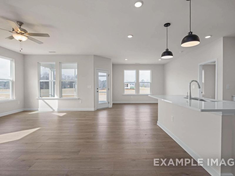 Spacious, unfurnished interior of a new home in Retreat at North Main, Lillington (Image 15). Spacious, unfurnished interior of a new home in Retreat at North Main, Lillington (Image 15).