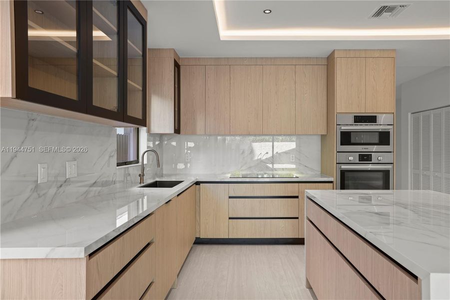 Furnished interior view inside a new home in , Miami (Image 11).