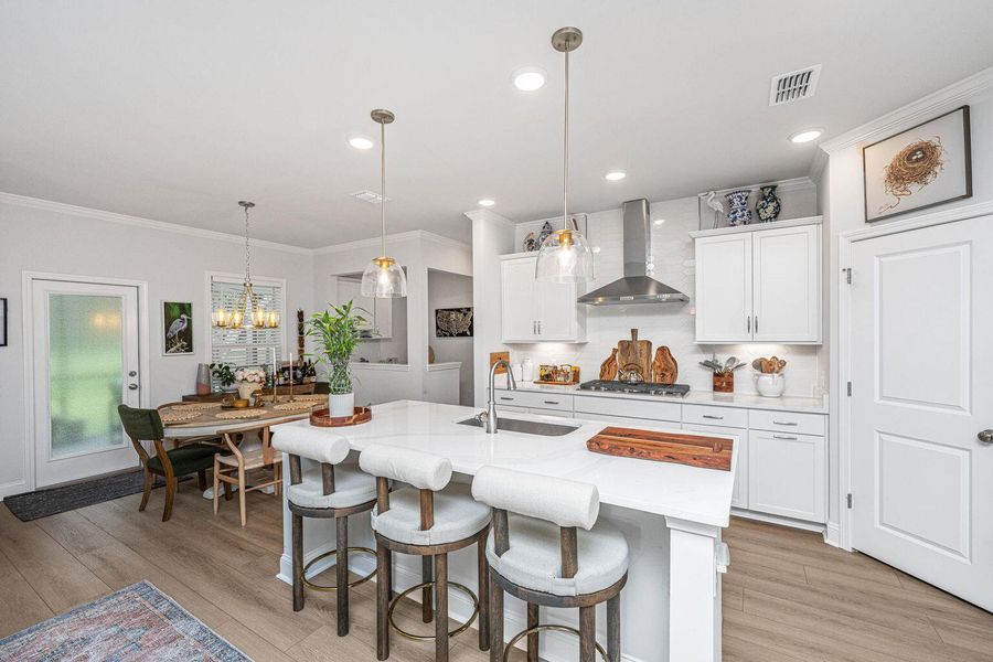 Furnished interior view inside a new home in Sea Island Preserve, Johns Island (Image 9). Furnished interior view inside a new home in Sea Island Preserve, Johns Island (Image 9).